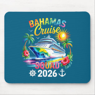 Bahamas Vacation 2026 Squad Family Friends Matchin Mouse Pad