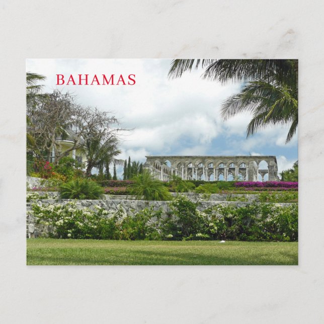 Bahamas Versailles Gardens vue carte postale (Devant)