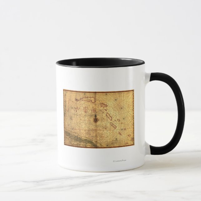 BahamasPanoramic MapBahamas Mug (Right)