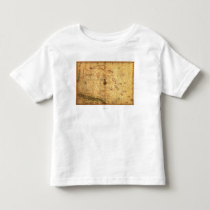 BahamasPanoramic MapBahamas Toddler T-shirt