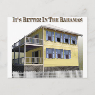 Bahamian Architecture Postcard