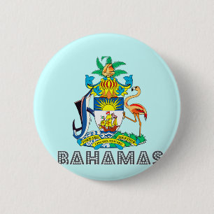 Bahamian Emblem 2 Inch Round Button