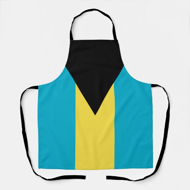 Bahamian Flag Apron (Front)