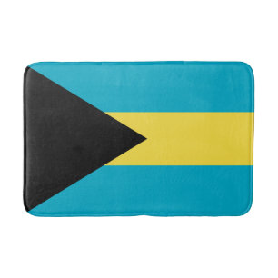 Bahamian Flag Bath Mat