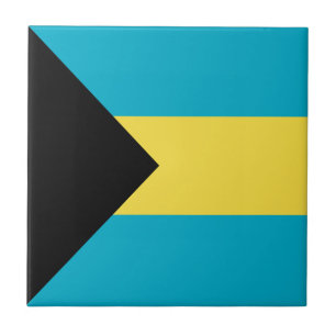 Bahamian Flag Tile
