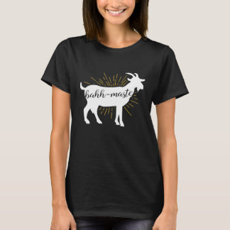 Bahh Maste Goat Yoga Namaste Pun Men And Women T-Shirt