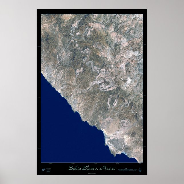 Bahia Blanco, affiche satellite de la Basse Califo (Devant)
