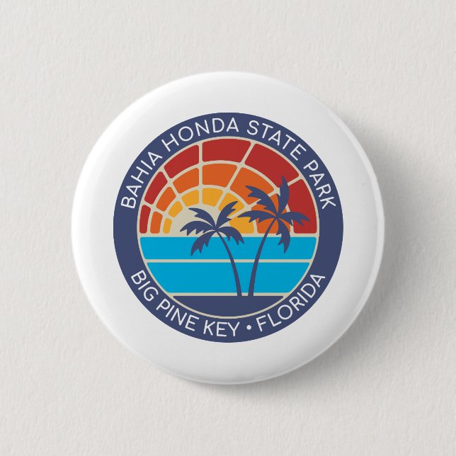 Bahia Honda State Park 2 Inch Round Button (Front)