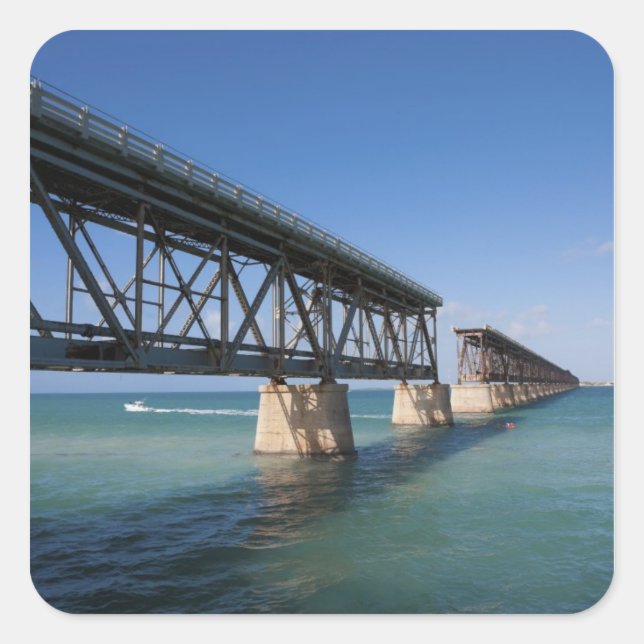 Bahia Honda State Park, Florida Keys, Key Square Sticker (Front)