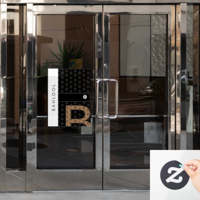 BAHLOOL  WINDOW CLING (Office Door)