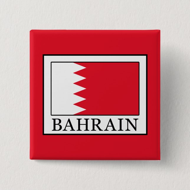 Bahrain 2 Inch Square Button (Front)