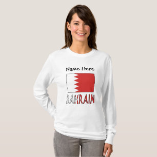 Bahrain and Bahraini Flag Personalized T-Shirt