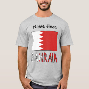 Bahrain and Bahraini Flag Personalized T-Shirt