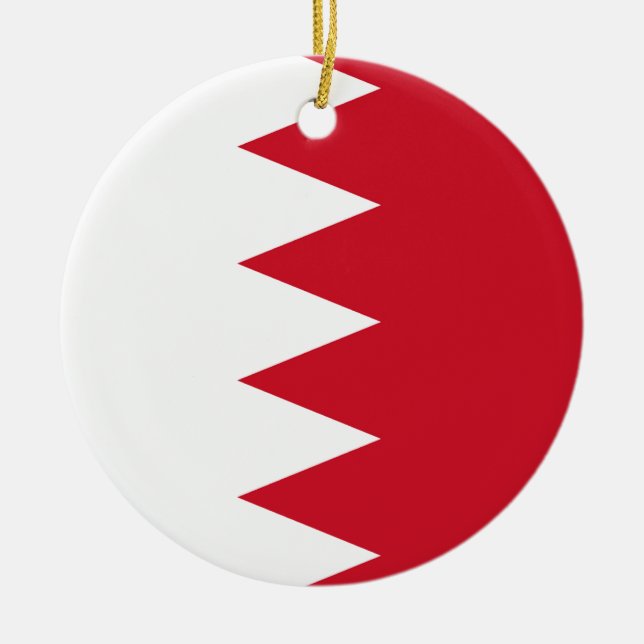 Bahrain Ceramic Ornament (Front)