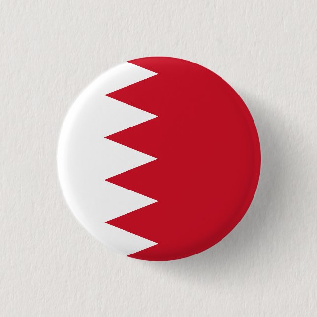 Bahrain Flag 1 Inch Round Button (Front)