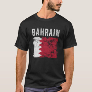 Bahrain Flag Distressed Men Women Kids Bahraini Fl T-Shirt