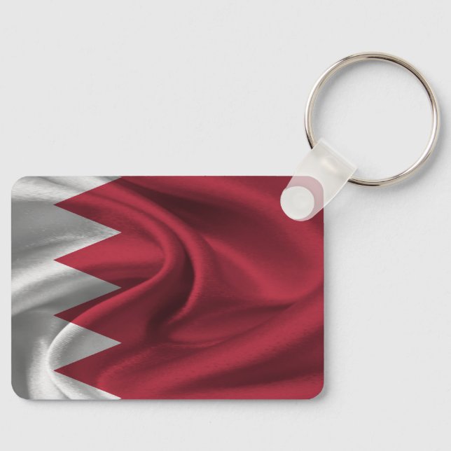 Bahrain Flag Keychain (Front)