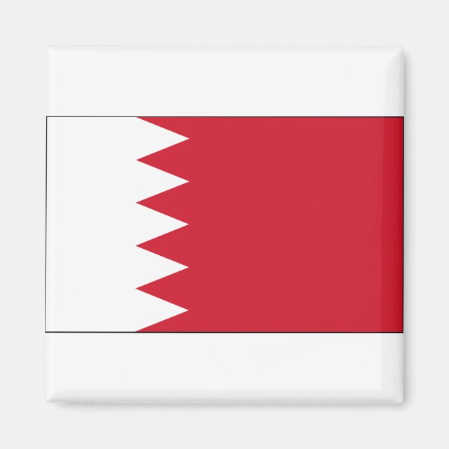 Bahrain Flag Magnet (Front)