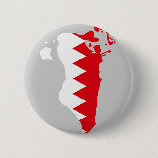 Bahrain flag map 2 inch round button