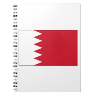 Bahrain Flag Notebook