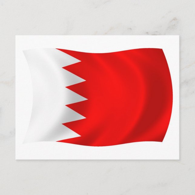 Bahrain Flag Postcard (Front)