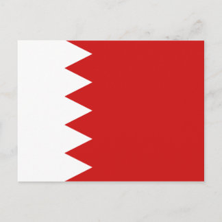 Bahrain Flag Postcard