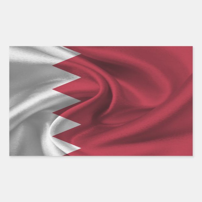 Bahrain Flag Sticker (Front)
