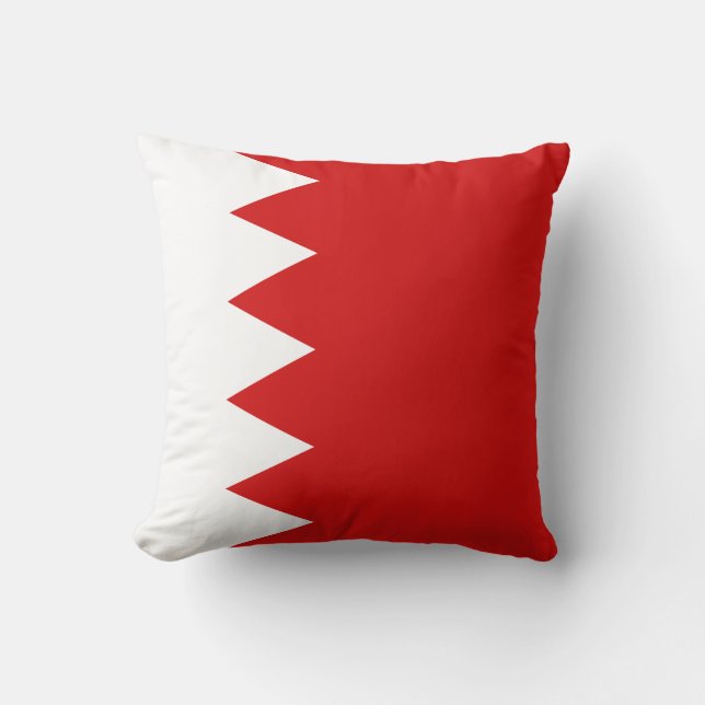 Bahrain Flag x Flag Pillow (Front)