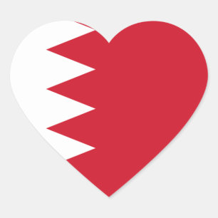 bahrain heart sticker