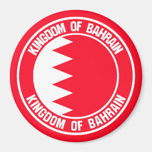 Bahrain Round Emblem Magnet