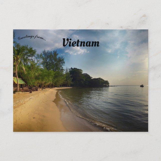 Bai Dai Beach Phu Quoc Vietnam Postcard (Front)