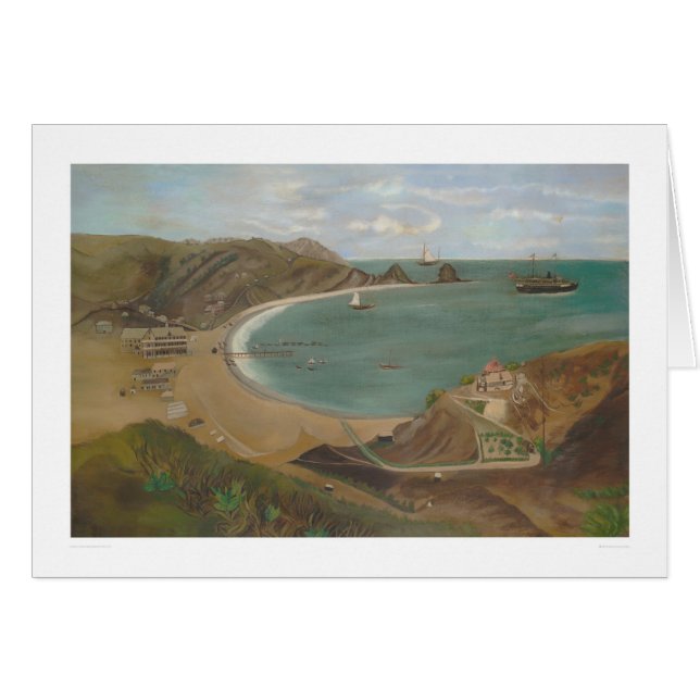 Baie d'Avalon, île de Père Noël Catalina (1212) (Devant horizontal)