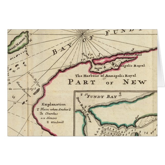 Baie de Fundy et port d'Annapolis Royal (Devant horizontal)