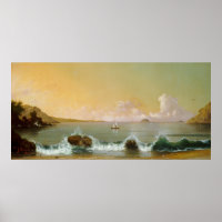 Baie de Rio de Janeiro - Poster des Beaux-Arts de 