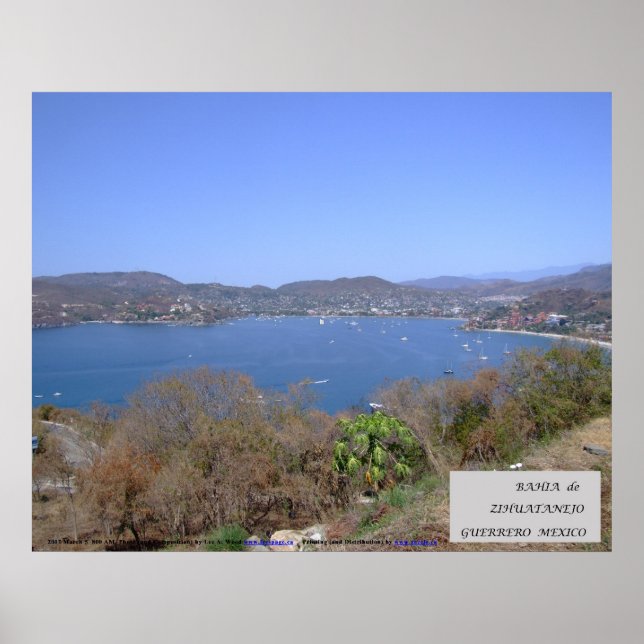 Baie de Zihuatanejo - Poster (Devant)