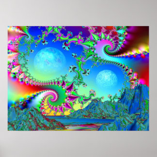 Baie Psychédélique - Poster