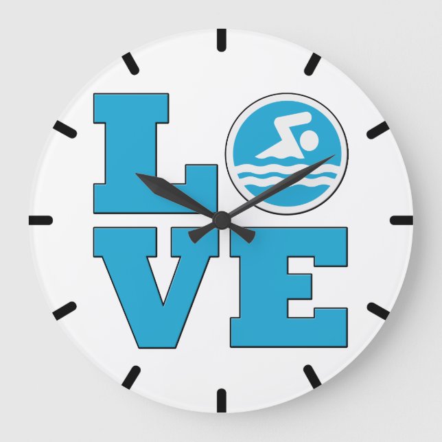 Baignade Amour Mur Horloge (Recto)
