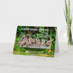 Baignade amusante Carte d'anniversaire