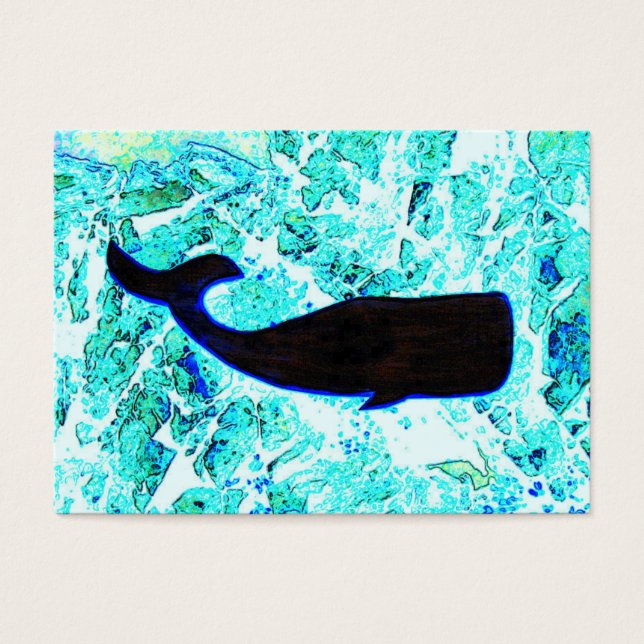 baignade noir bleu baleine (Devant)
