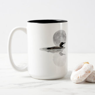 Baignades De Loon Dans La Mug De Café Lune