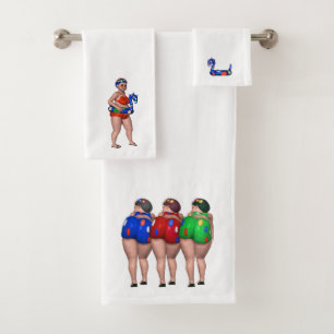 Baigner l'ensemble de serviette de beauté