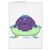 Baigner l'hippopotame pourpre