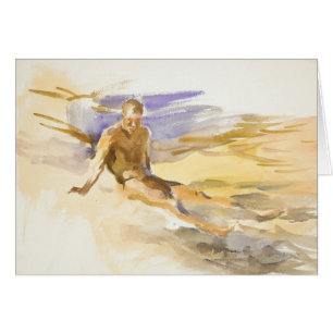 Baigneur en Floride, 1917