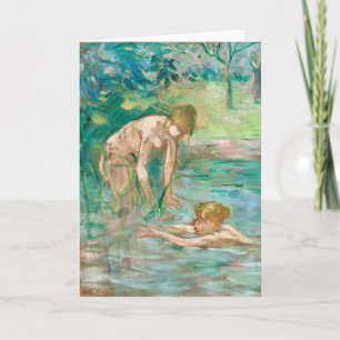 Baigneuses Berthe Morisot Card