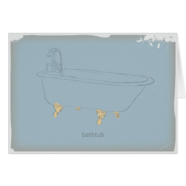 Baignoire vintage (Devant horizontal)