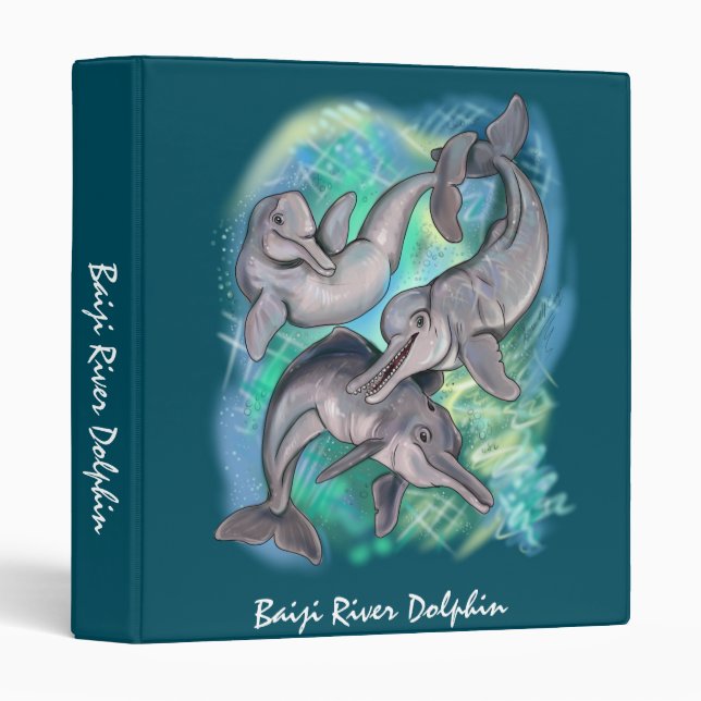 Baiji River Dolphin lost echos Binder (Front/Spine)