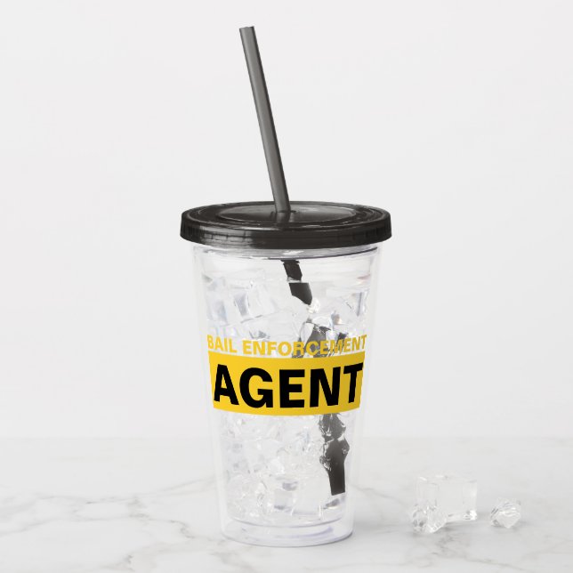 Bail Agent Acrylic Tumbler (Front Ice)