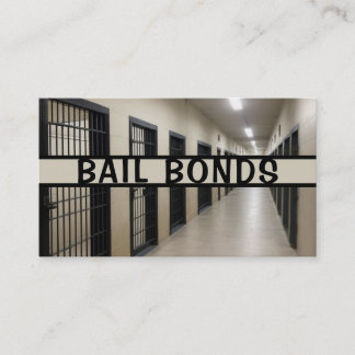 Bail Bonds Bondsman Business Card