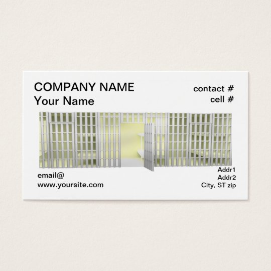 Bail bonds business card