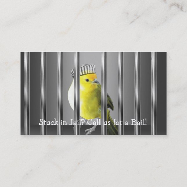 Bail Bonds Business Card (Front)